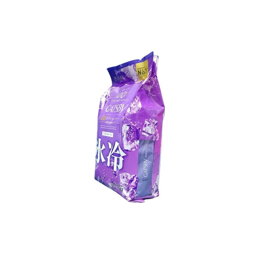 GATSBY Deodorant Body Paper Ice Type Ice Fruity 30's image