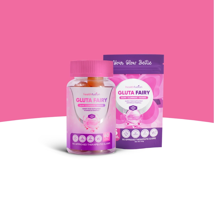 HEALTH FUSION Gluta Fairy Food Supplement Gummy 60's image