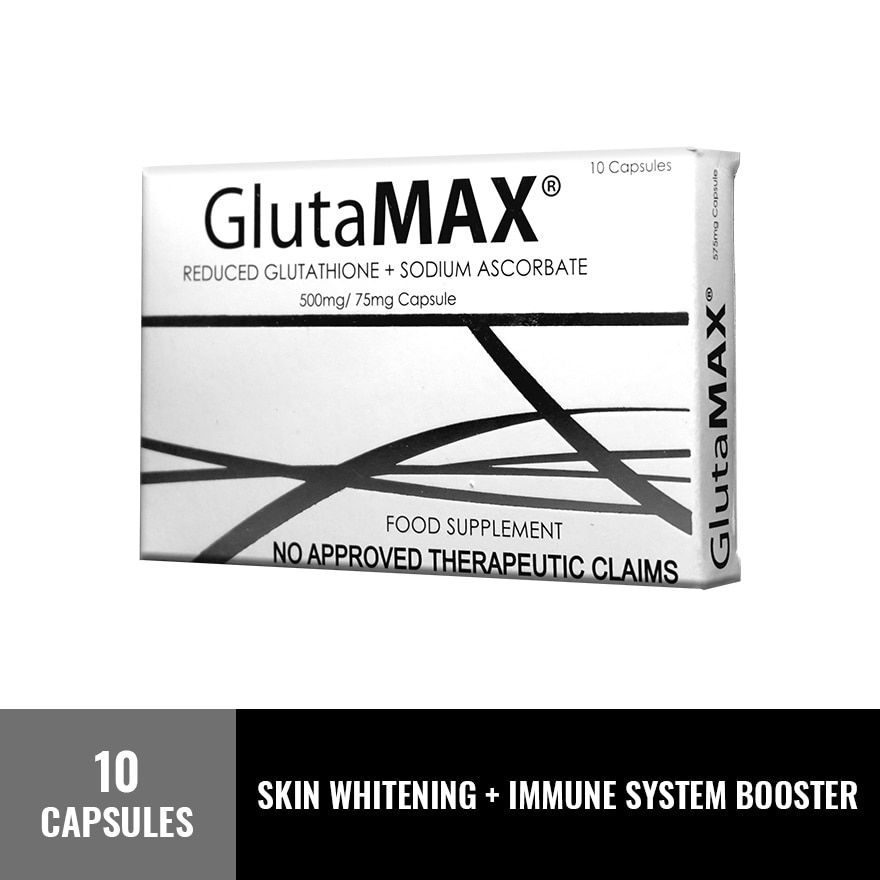 GLUTAMAX Reduced Glutathione 500mg Sodium Ascorbate 75mg Sold Per Piece