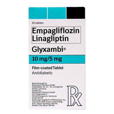 GLYXAMBI Empagliflozin + Linagliptin 10mg/5mg 1 Filmcoated Tablet [PRESCRIPTION REQUIRED]