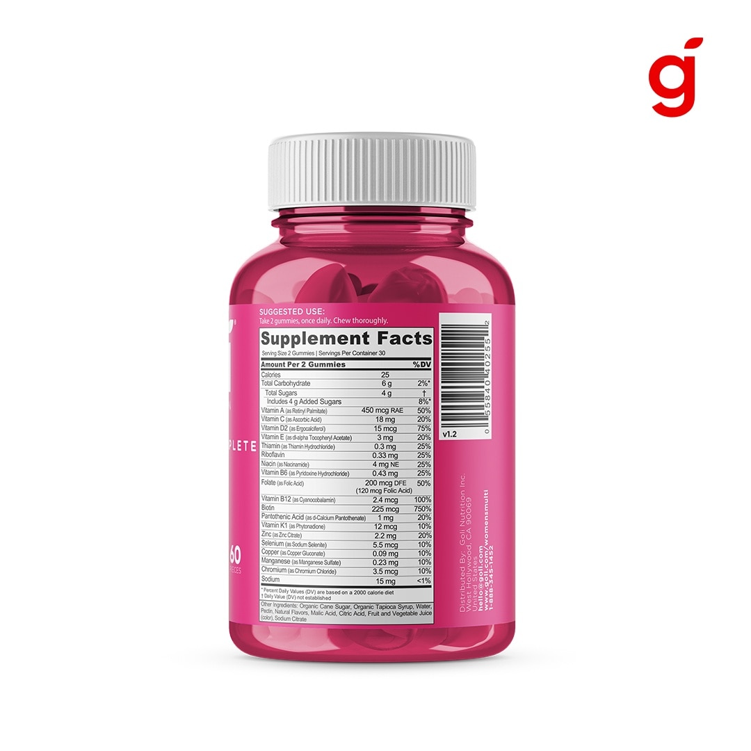 GOLI Womens Complete Multi Gummies