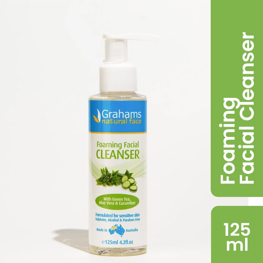 GRAHAMS NATURAL Foaming Facial Cleanser 125ml