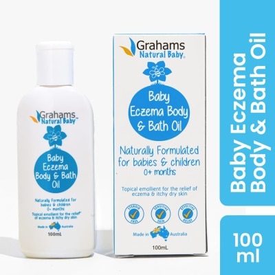 GRAHAMS NATURAL GRAHAMS NATURAL Eczema Body And Bath Oil 100ml