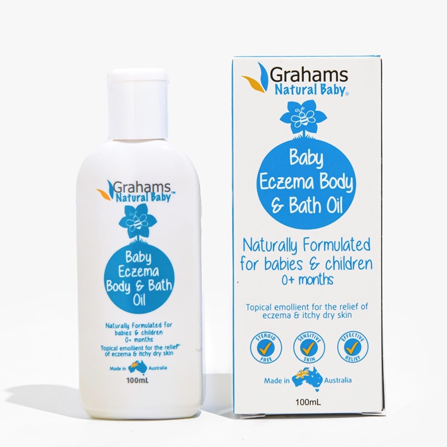 GRAHAMS NATURAL Eczema Body And Bath Oil 100ml
