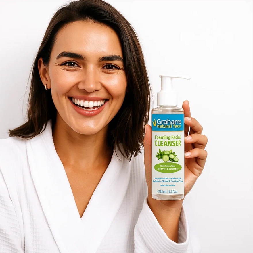 GRAHAMS NATURAL Foaming Facial Cleanser 125ml