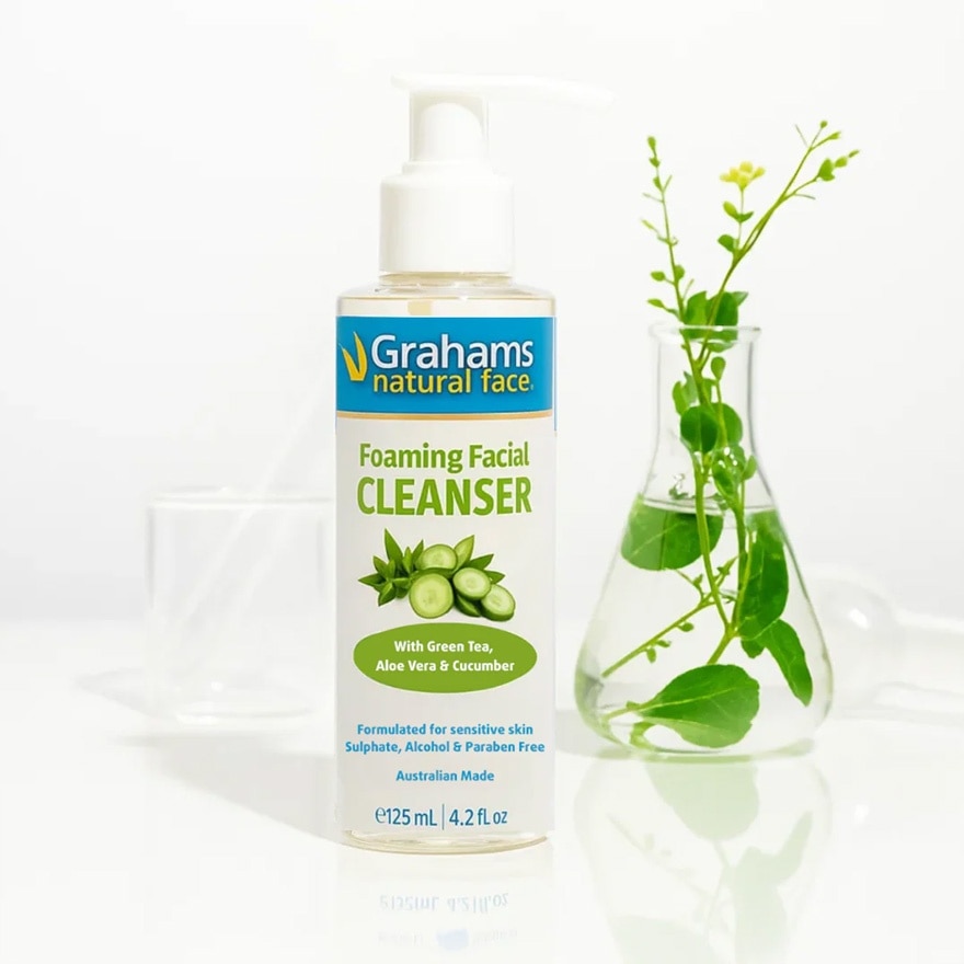 GRAHAMS NATURAL Foaming Facial Cleanser 125ml
