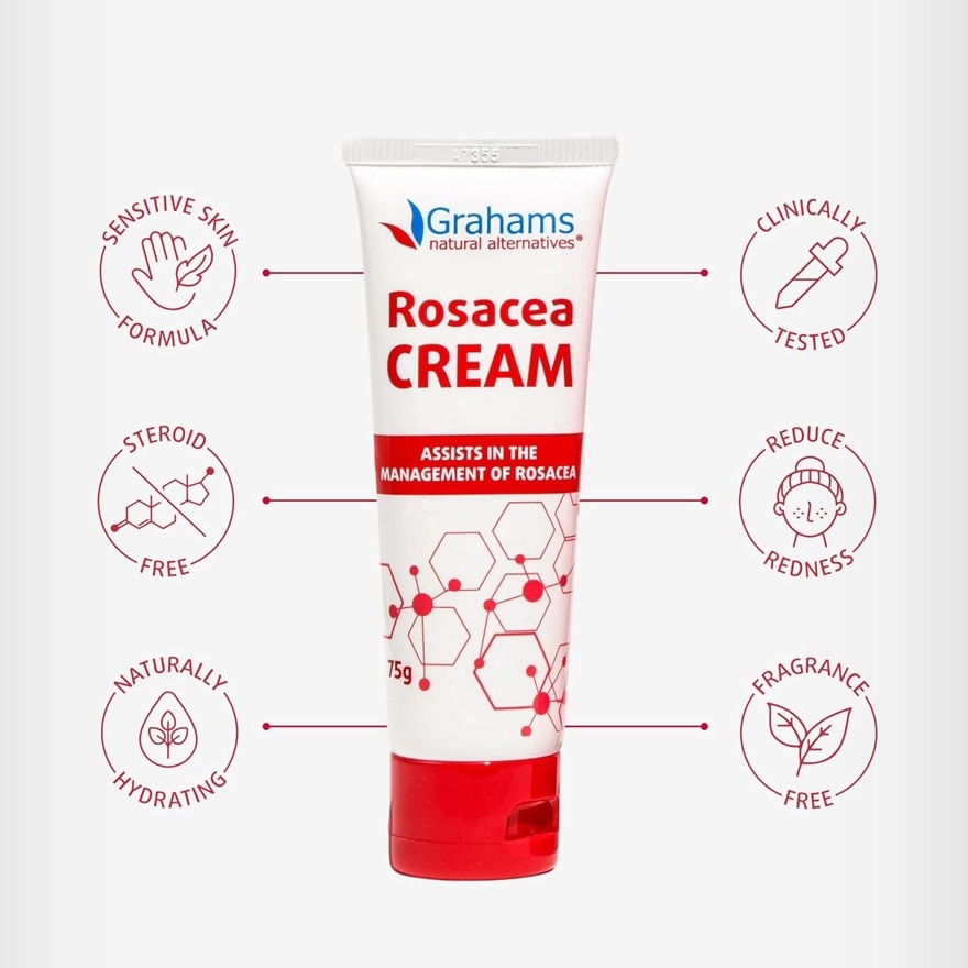 GRAHAMS NATURAL Rosacea Cream 75g