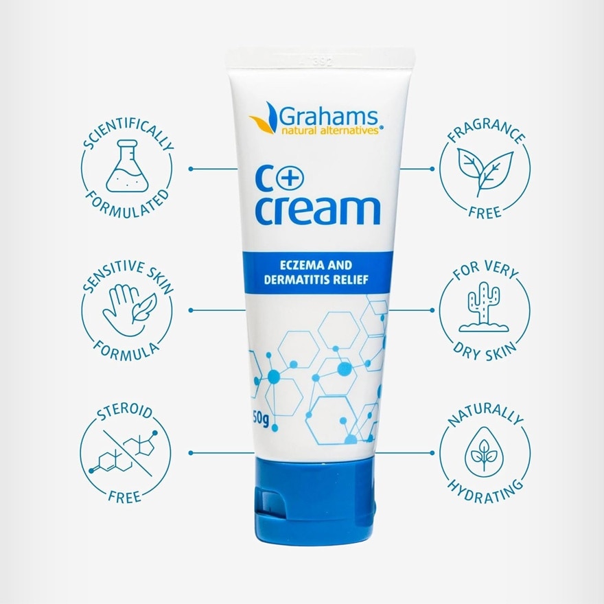 GRAHAMS NATURAL C Plus Eczema Cream 50g