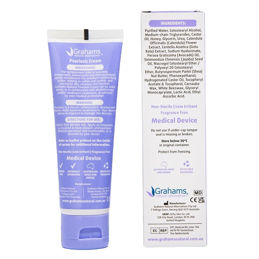 GRAHAMS NATURAL Psoriasis Cream 75g