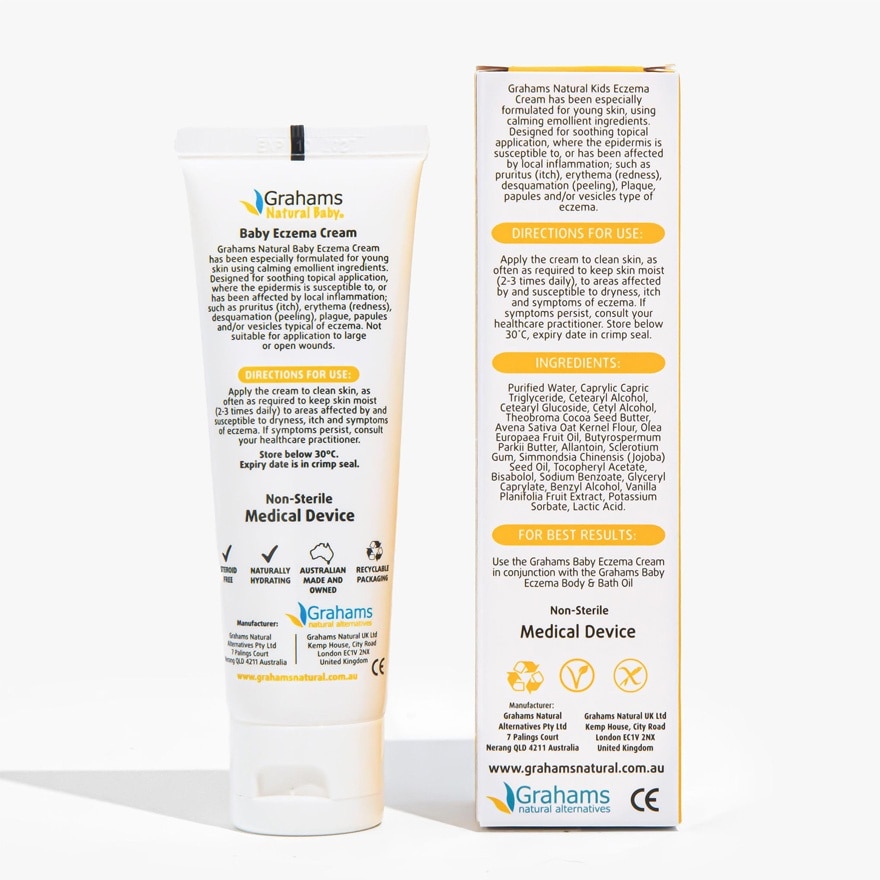 GRAHAMS NATURAL Baby Eczema Cream 75g