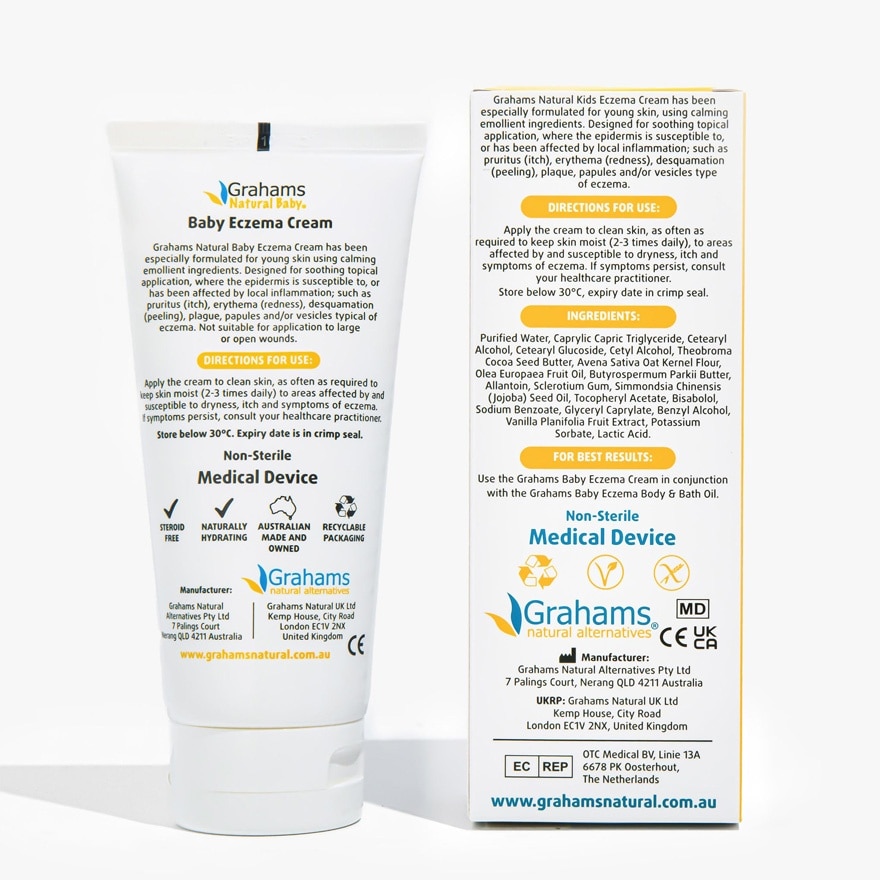 GRAHAMS NATURAL Baby Eczema Cream 150g