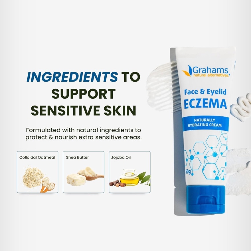 GRAHAMS NATURAL Face & Eyelid Eczema 50g