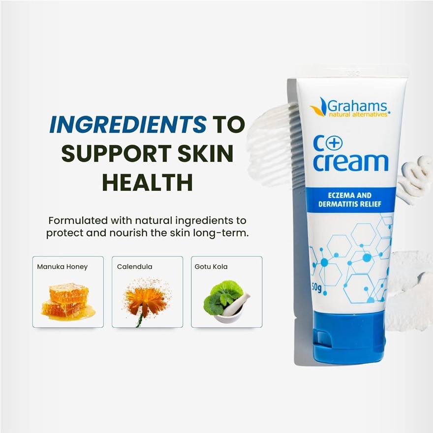 GRAHAMS NATURAL C Plus Eczema Cream 50g