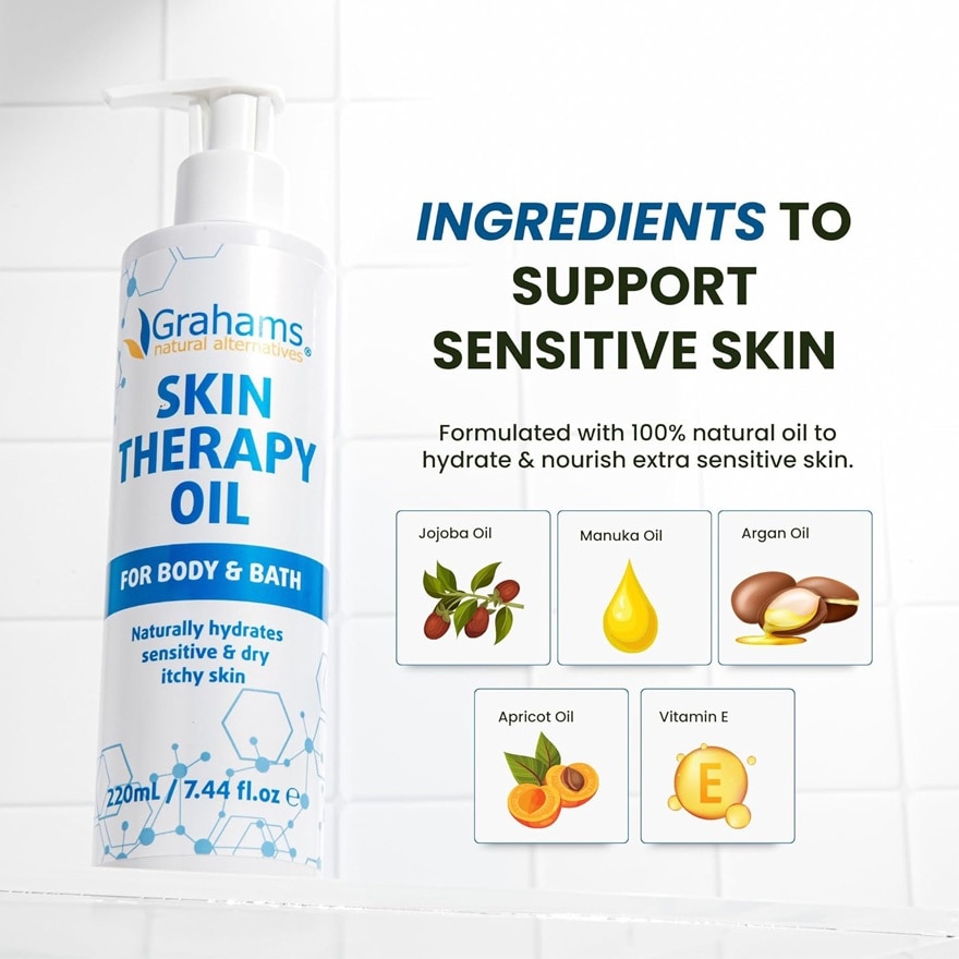 GRAHAMS Natural Skin Therapy Oil 100ml