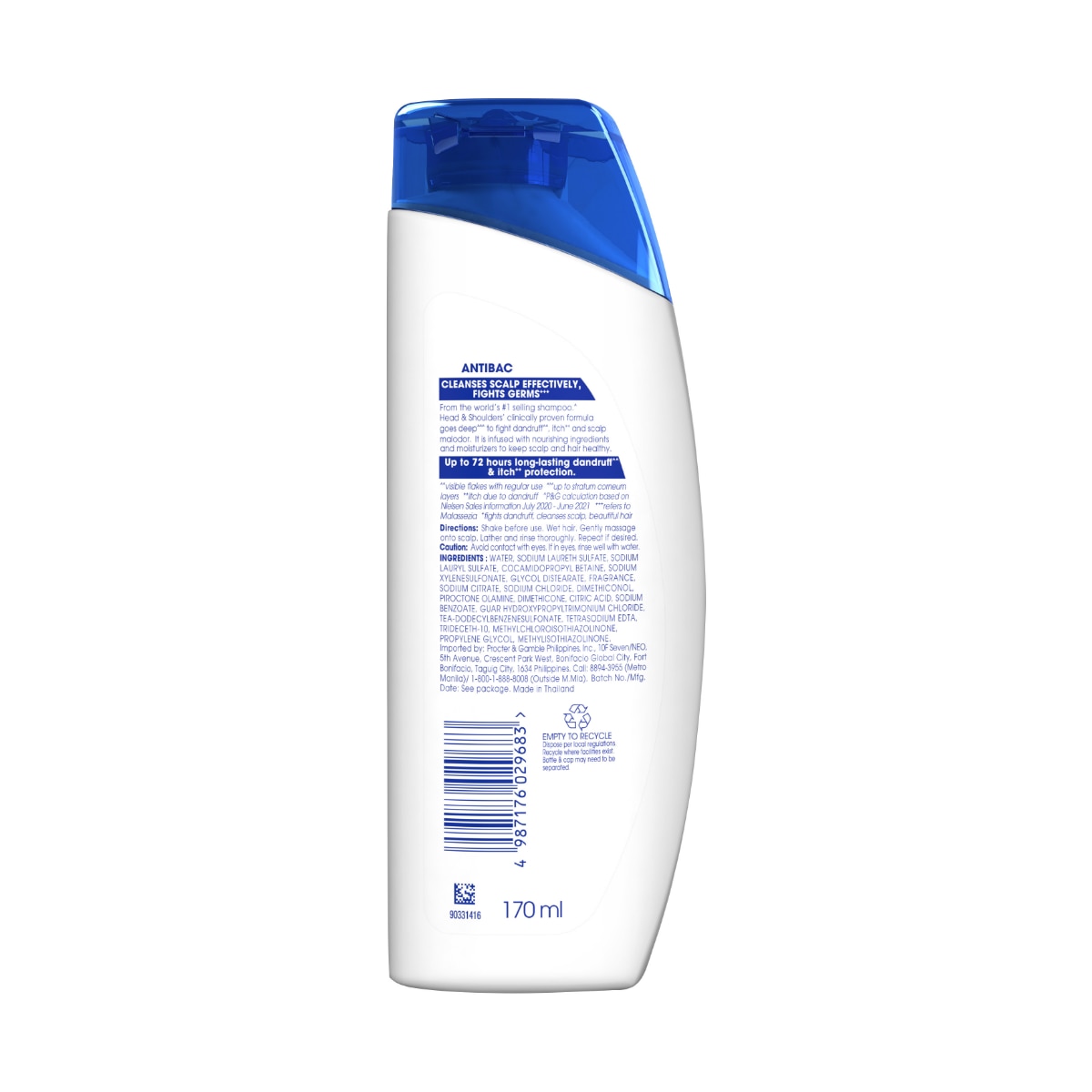 Shampoo Antibacterial 170ml