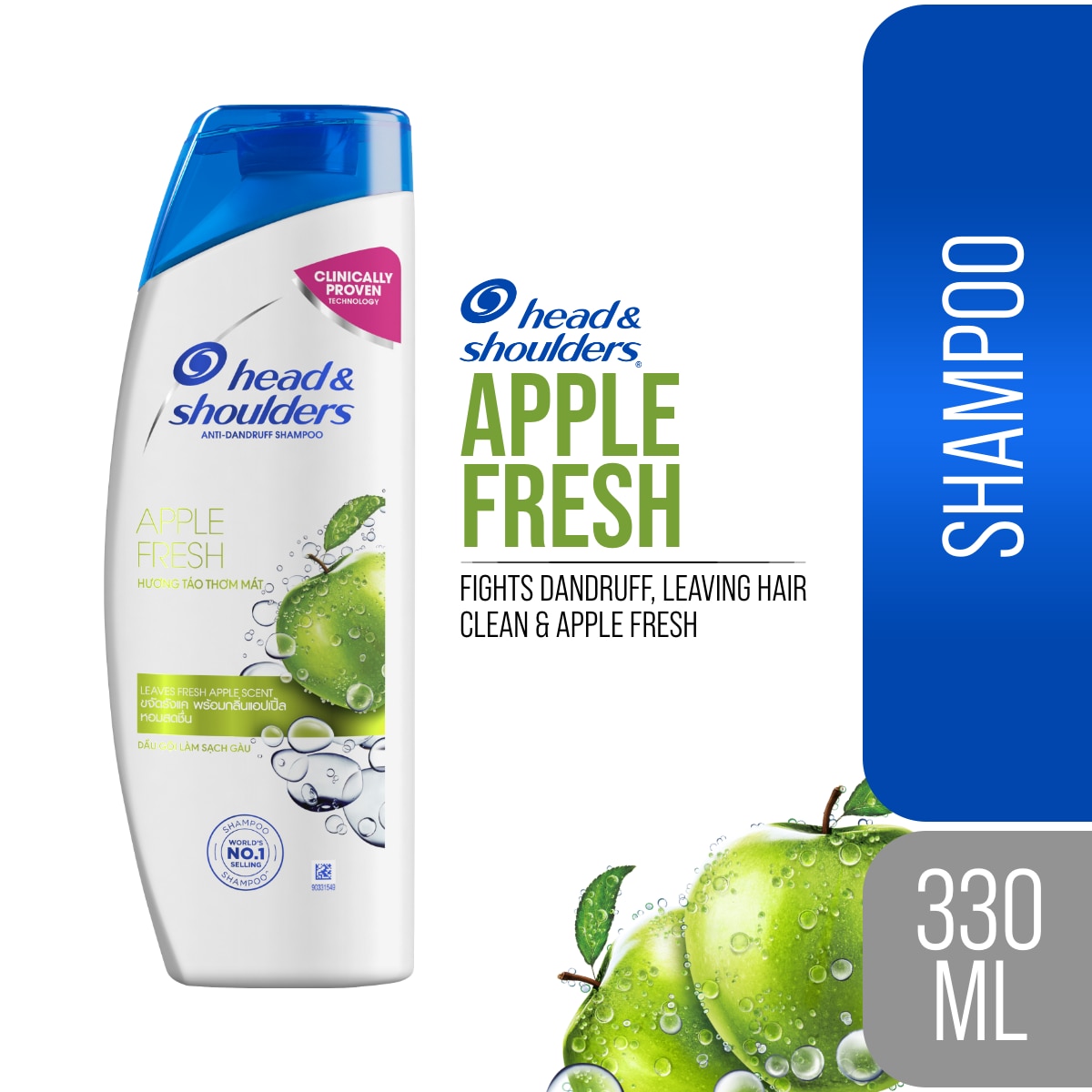 Apple Fresh Hair Shampoo 330mL