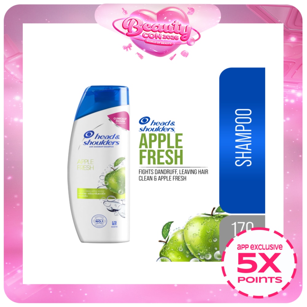HEAD N SHOULDERS Apple Fresh Hair Shampoo 170mL