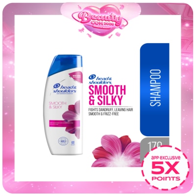 HEAD N SHOULDERS - HEAD N SHOULDERS Smooth & Silky Anti-Dandruff Scalp Care Hair Shampoo 170mL
