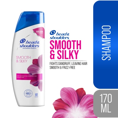 HEAD N SHOULDERS Smooth & Silky Anti-Dandruff Scalp Care Hair Shampoo 170mL