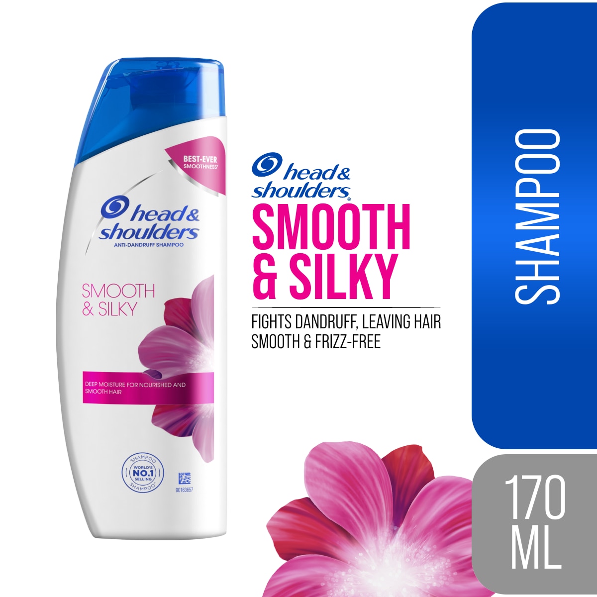 Smooth & Silky Anti-Dandruff Scalp Care Hair Shampoo 170mL