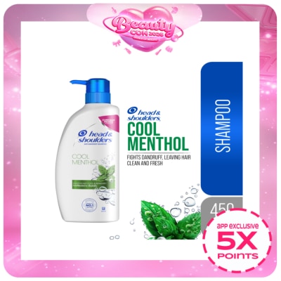 HEAD N SHOULDERS - HEAD N SHOULDERS Cool Menthol Shampoo 450mL