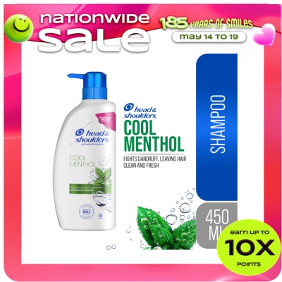 HEAD N SHOULDERS - HEAD N SHOULDERS Cool Menthol Shampoo 450mL