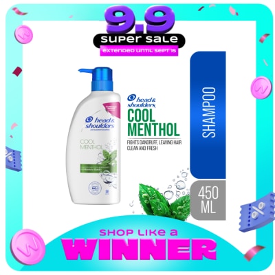 HEAD N SHOULDERS - HEAD N SHOULDERS Cool Menthol Shampoo 450mL image