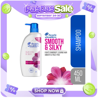 HEAD N SHOULDERS HEAD N SHOULDERS Smooth and Silky Shampoo 450mL image