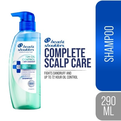 HEAD N SHOULDERS HEAD & SHOULDERS Complete Scalp Care 72H Oil Control Shampoo 290ml image