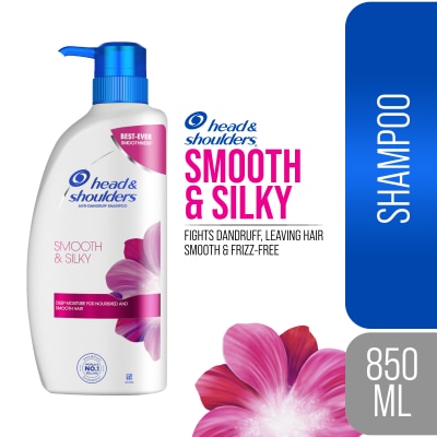 HEAD N SHOULDERS Smooth & Silky Anti-Dandruff Scalp Care Hair Shampoo 850mL