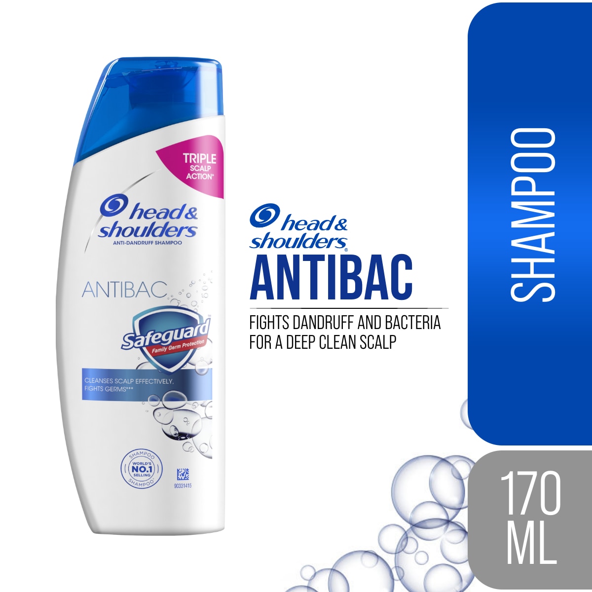 Shampoo Antibacterial 170ml