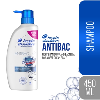 HEAD N SHOULDERS Shampoo Antibacterial 450ml