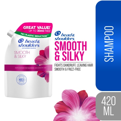 HEAD N SHOULDERS Shampoo Smooth & Silky 420ml Refill