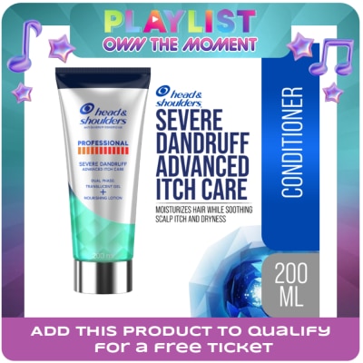 HEAD N SHOULDERS - HEAD N SHOULDERS Professional Severe Dandruff Advanced Itch Care Conditioner 200ml x 1