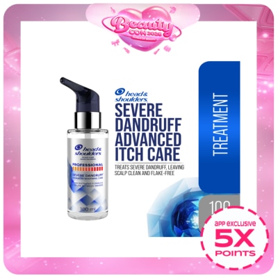 HEAD N SHOULDERS - HEAD N SHOULDERS Professional Severe Dandruff Advanced Itch Care Treatment Spray 100ml x 1