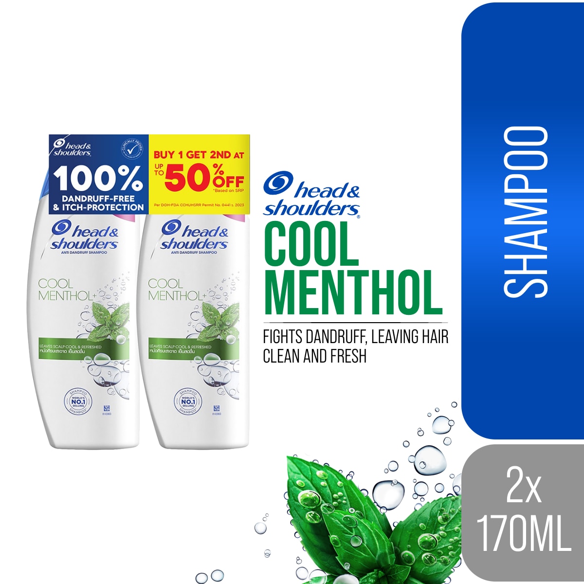 Cool Mentol 170ml BUY 1 GET 2nd at 50% Off