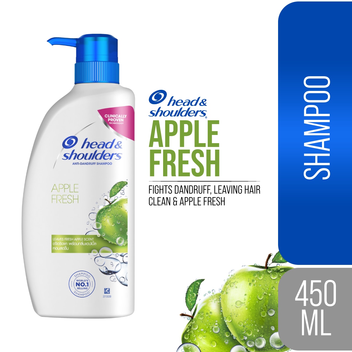 HEAD N SHOULDERS Shampoo Apple Fresh 450ML