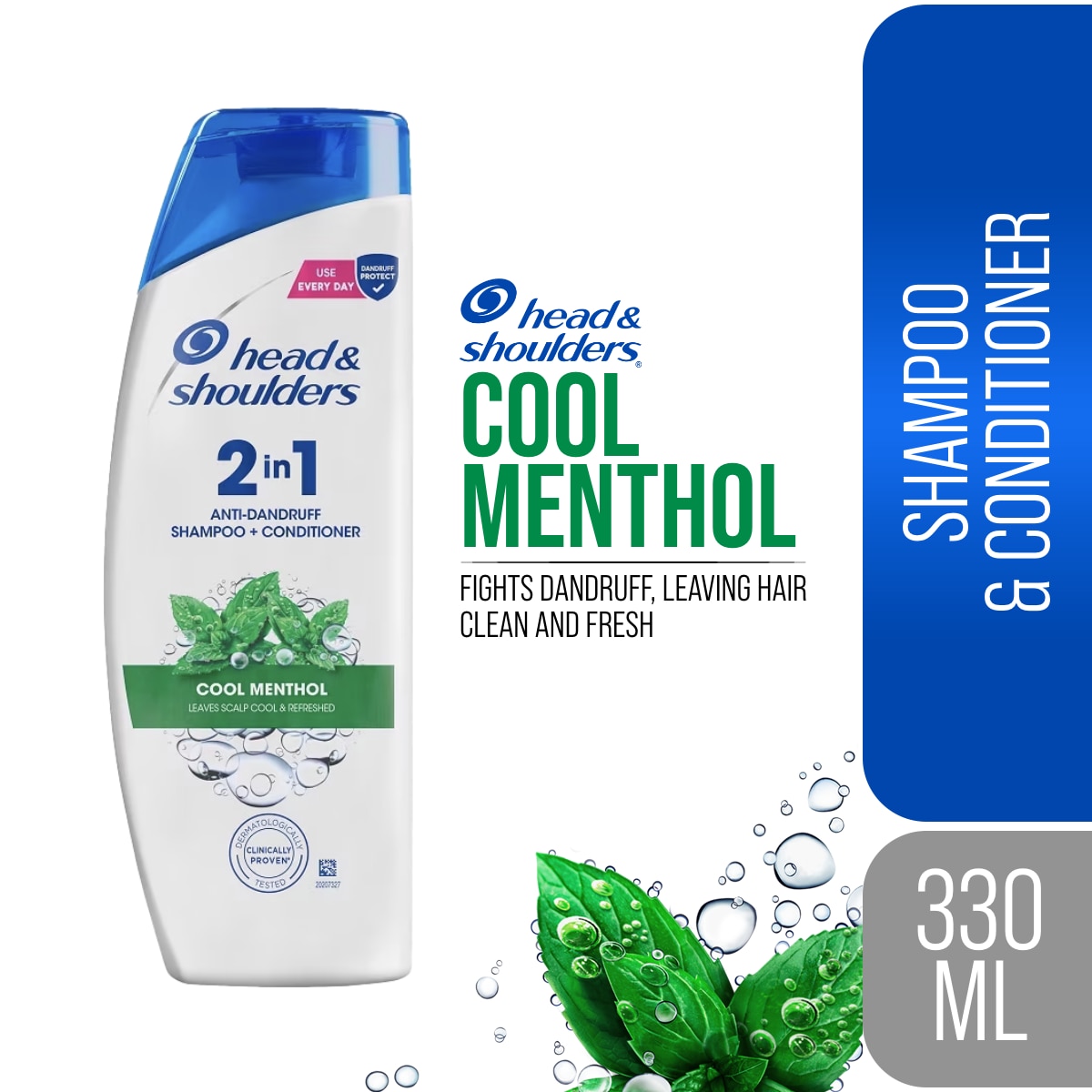 Head N Shoulders Cool Menthol 2 In 1 330Ml