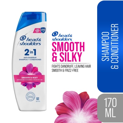HEAD N SHOULDERS Head N Shoulders Smooth & Silky 2 In 1 170ml