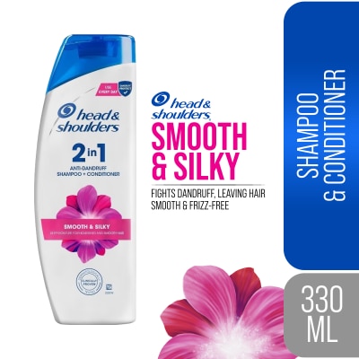 HEAD N SHOULDERS Head N Shoulders Smooth N Silky 2 In 1 330Ml