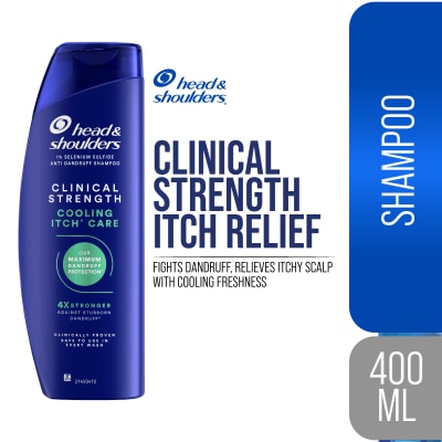 HEAD N SHOULDERS - HEAD & SHOULDER Shampoo Clinical Strength Cooling Itch Care 400ml