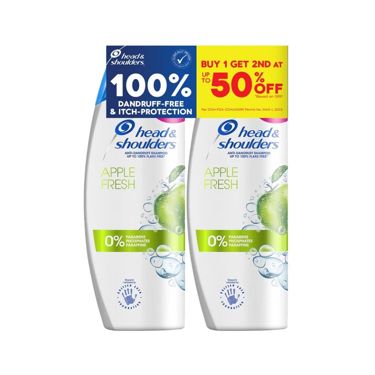 HEAD N SHOULDERS Shampoo Apple Fresh 170ML BOGO50