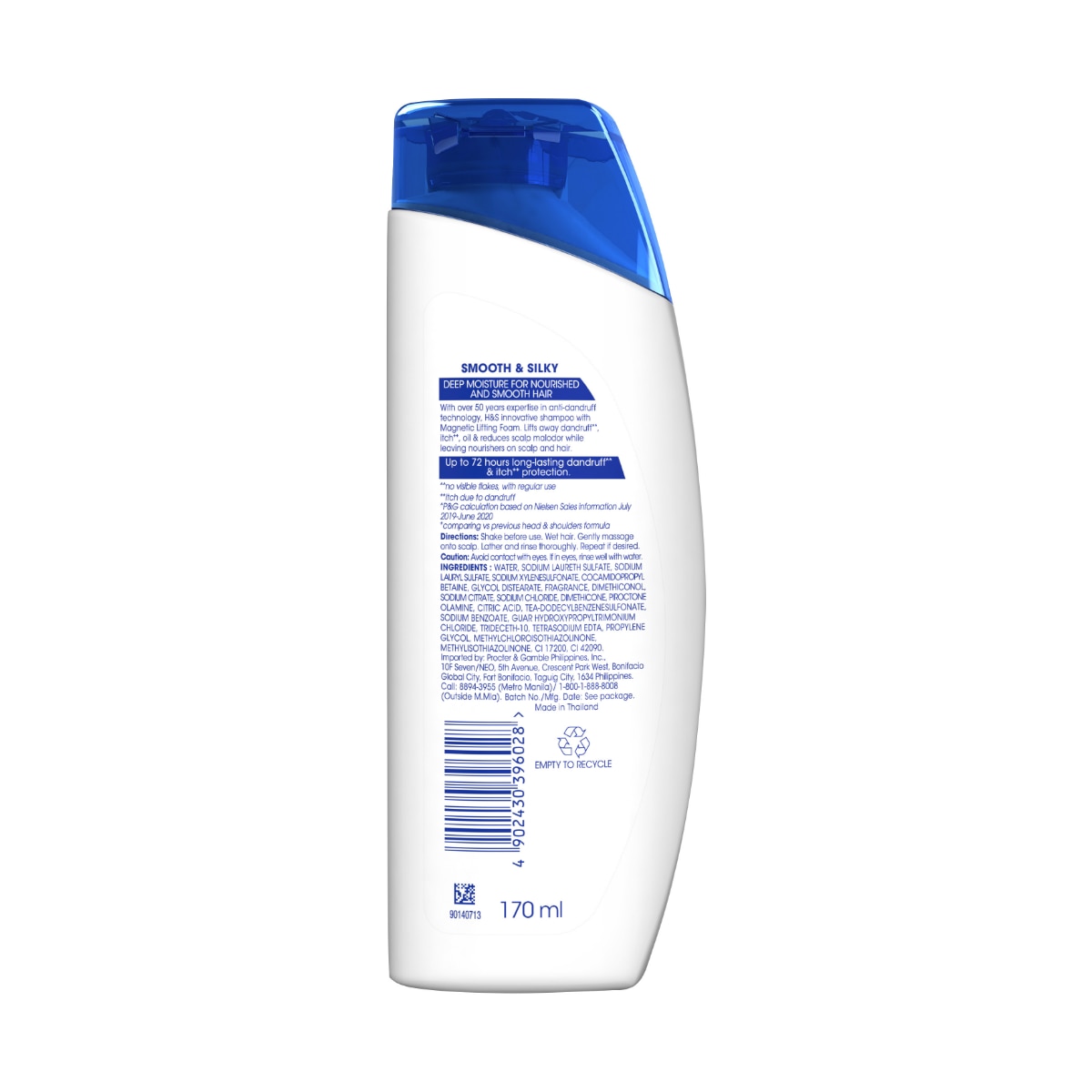 Smooth & Silky Anti-Dandruff Scalp Care Hair Shampoo 170mL