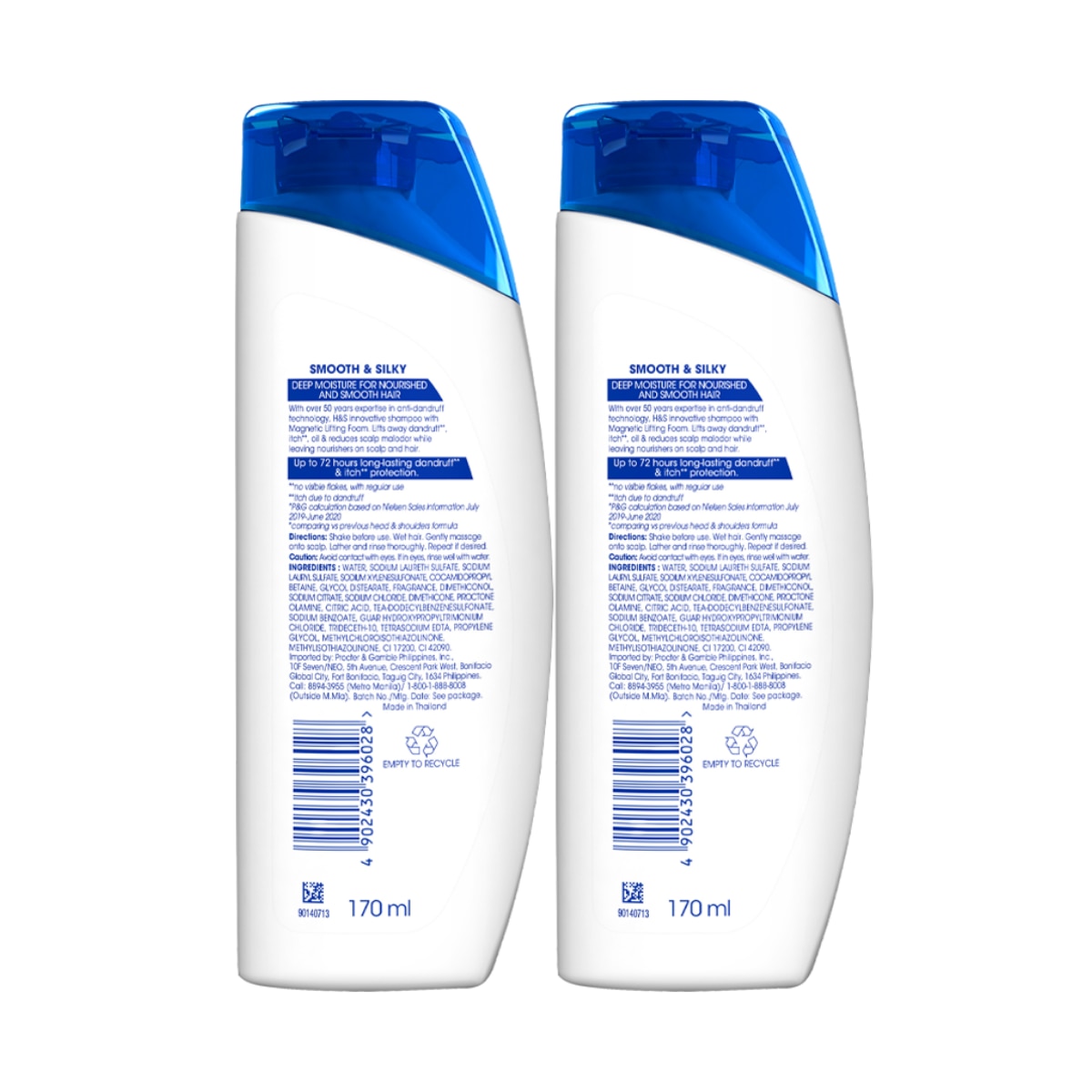 H&S Smooth & Silky 170ML Buy 1 Get 2nd at 50% Off