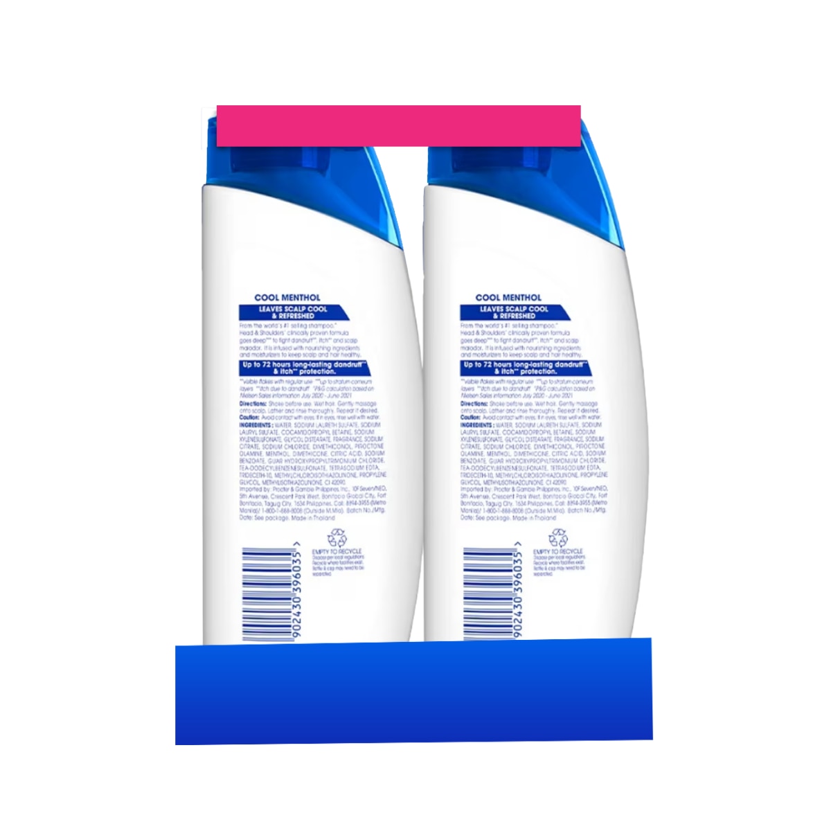 HEAD & SHOULDERS Anti-Dandruff Shampoo Cool Menthol Bundle 170ml
