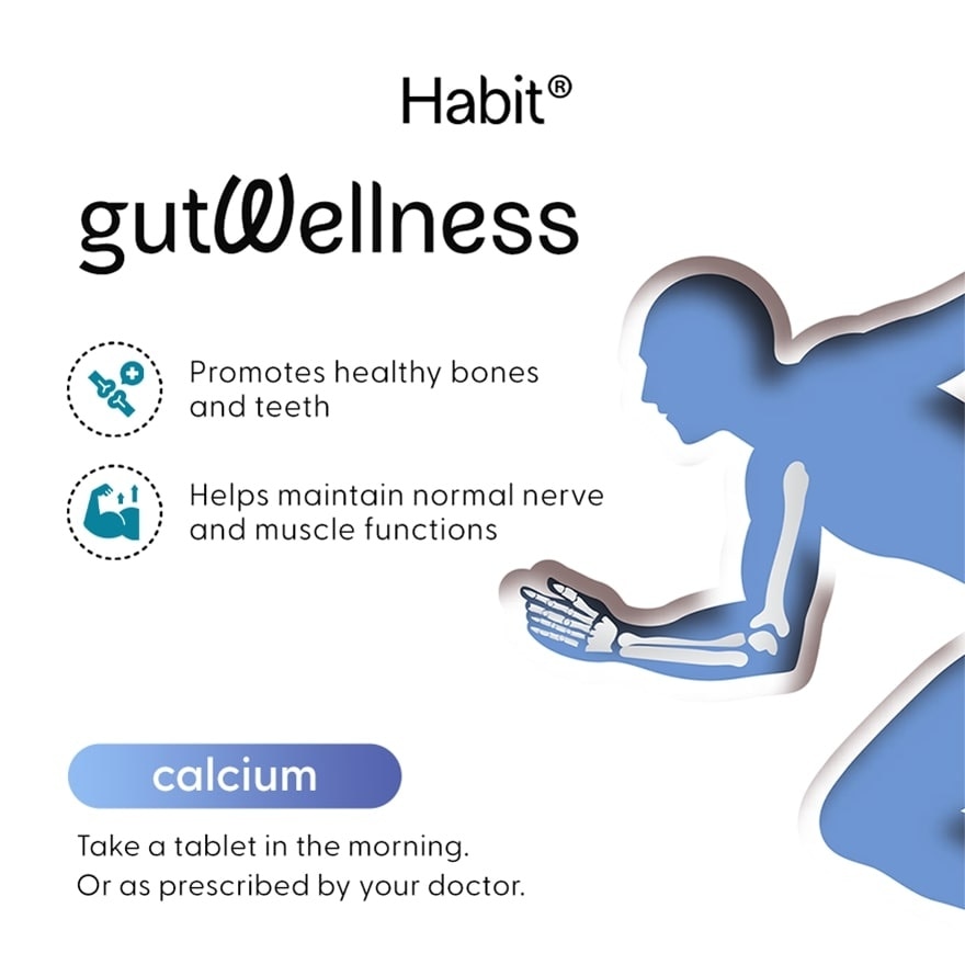 HABIT Calcium with Magnesium + Zinc 45 tablets (Bone health)