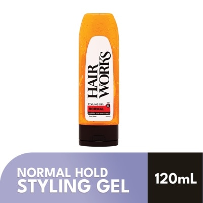 HAIR WORKS Normal Hold Hairstyling Gel(Orange)120ml