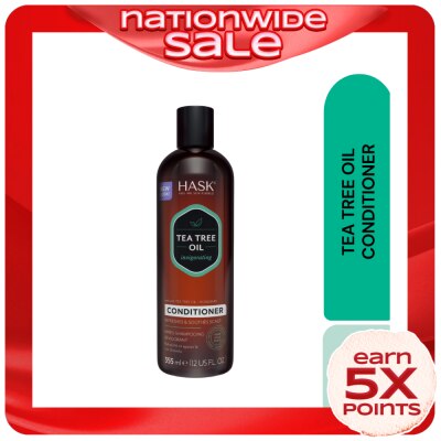 HASK HASK Tea Tree Oil And Rosemary Invigorating Conditioner 355ml