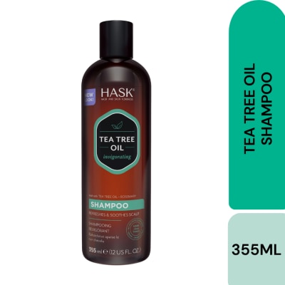 HASK HASK Tea Tree Oil And Rosemary invigorating Shampoo 355ml