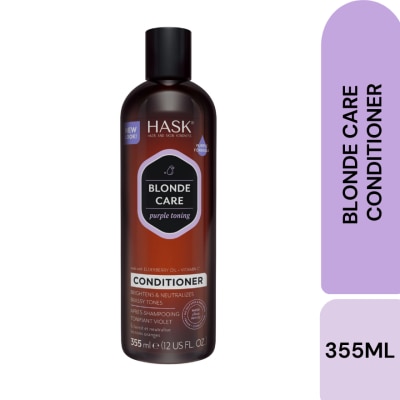 HASK HASK Blonde Care Purple Toning Conditioner 355ml